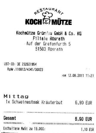 emmm Hffner Kochmtze Restaurant